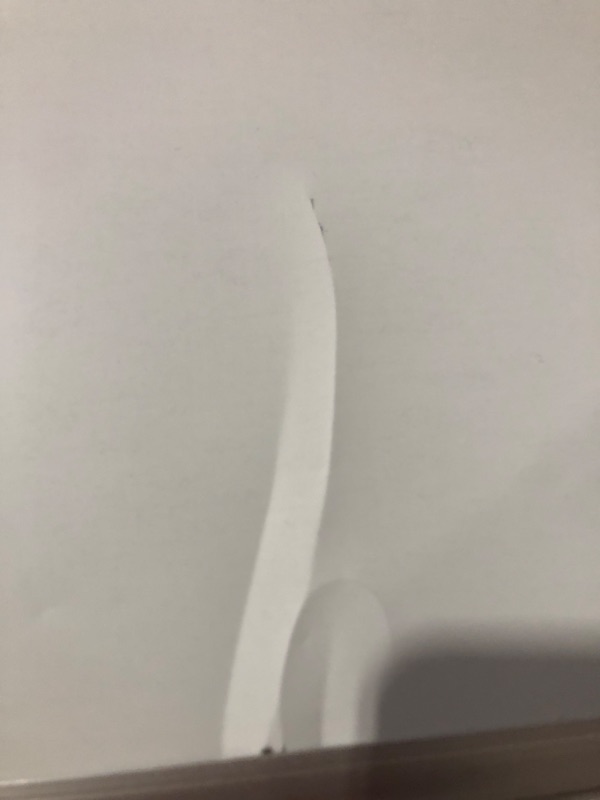 Photo 1 of **DENTS ON BOARD** SEE PICS FOR DAMAGE**VIZ-PRO Dry Erase White Board/Magnetic Foldable Whiteboard, 48 X 36 Inches, Silver Aluminium Frame
