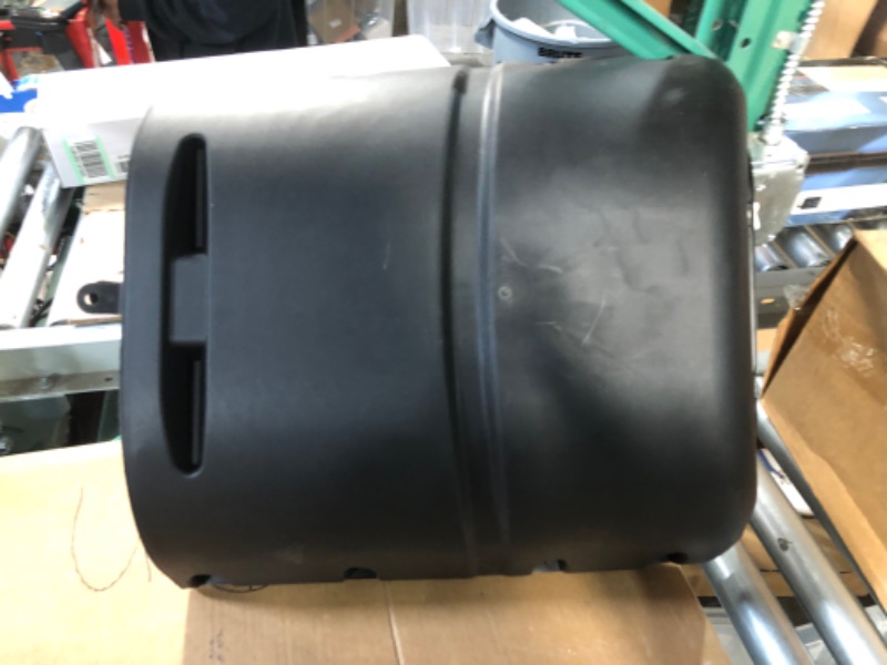 Photo 1 of Camco Single RV Propane Tank Cover | Features a Removable Top Panel, a Heavy-Duty Polymer Construction