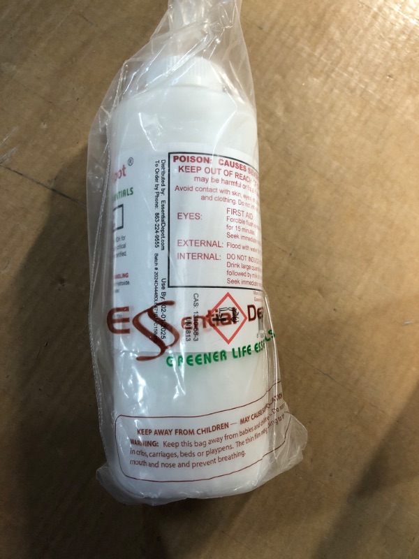 Photo 2 of Potassium Hydroxide Flakes KOH, 2 lbs Caustic Potash Anhydrous KOH Dry Electrolyte - HDPE Container with resealable Child Resistant Cap