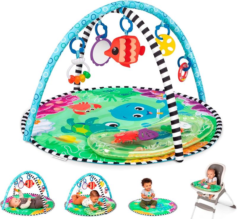 Photo 1 of Baby Einstein Sea Floor Explorers 2-in-1 Water Mat Portable Tummy Time Activity Play Gym Water Mat Activity Gym