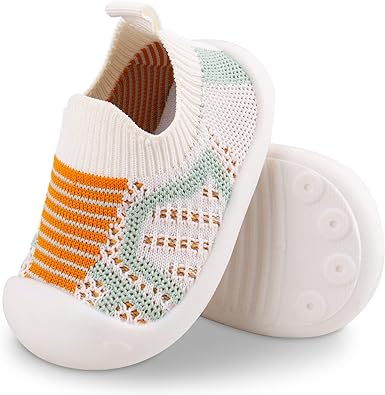 Photo 1 of Baby Shoes Boy Girl Infant Sneakers Breathable Mesh Walking Shoes Non-Slip Rubber Sole Toddler Crib First Walker Shoes