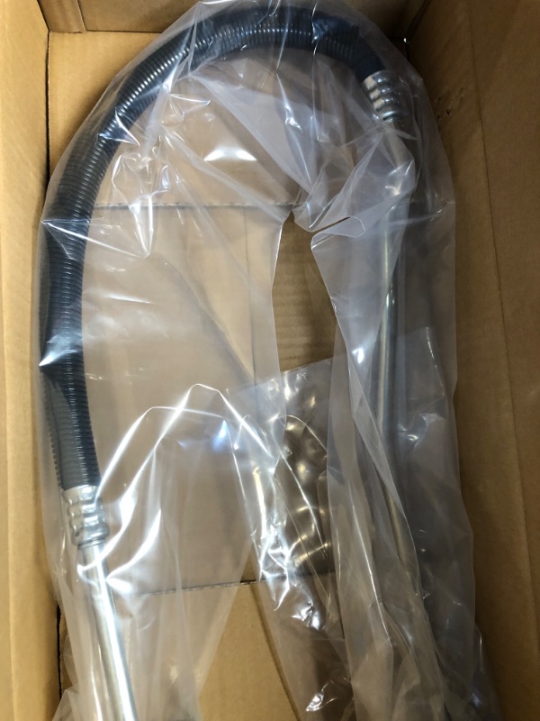Photo 2 of Edelmann 80332 Power Steering Pressure Hose: Replacement for - 2007-99 Chevrolet Silverado, GMC Sierra; W/4WD, Black