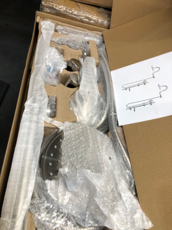 Photo 2 of Pulse AquaRain 2.5 GPM Hand shower and Shower Heads 1019-BN - Brushed Nickel