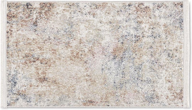 Photo 1 of  Abstract Cloud Area Rug withg, Brown/Beige, 