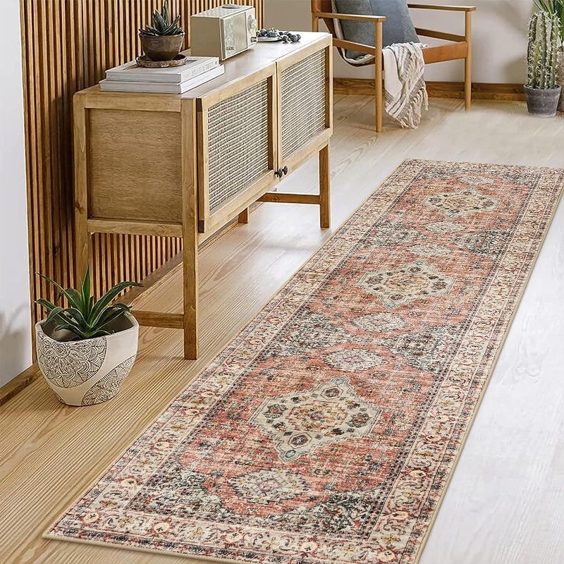 Photo 1 of  Oriental Washable Runner Rug - 