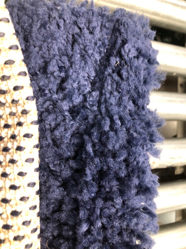 Photo 1 of Beglad Soft Fluffy Area Rug Modern Shaggy Bedroom Rugs for Kids Room Extra Comfy Nursery Rug Floor Carpets Boys Girls Fuzzy Shag Fur Home Decor Rug, 3 ft x 5 ft, Light Navy 3 x 5 ft Light Navy **STOCK PHOTO ITEM SIMILAR**