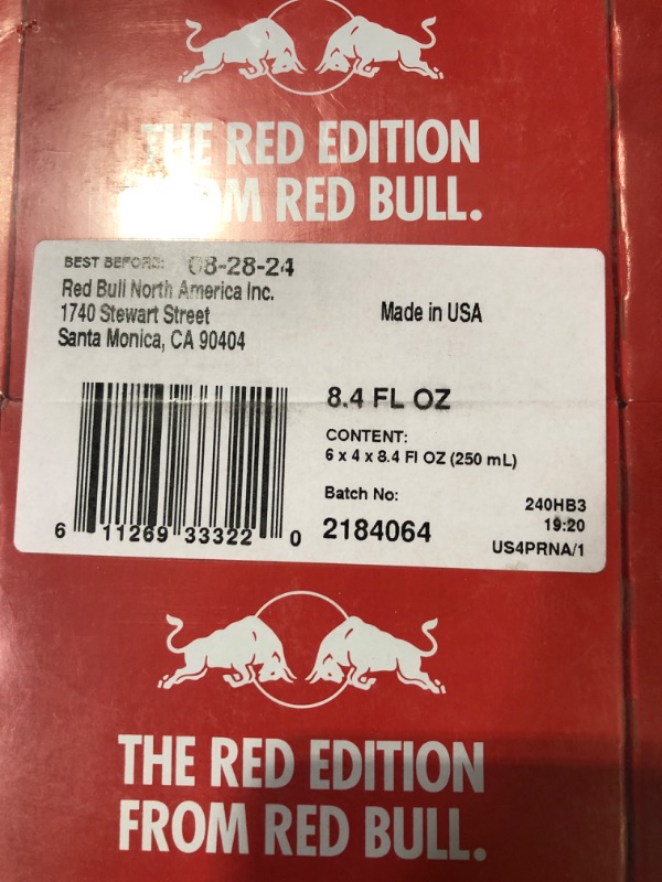 Photo 4 of (NON-REFUNDABLE)   Red Bull Energy Drinks (24 CANS TOTAL) 