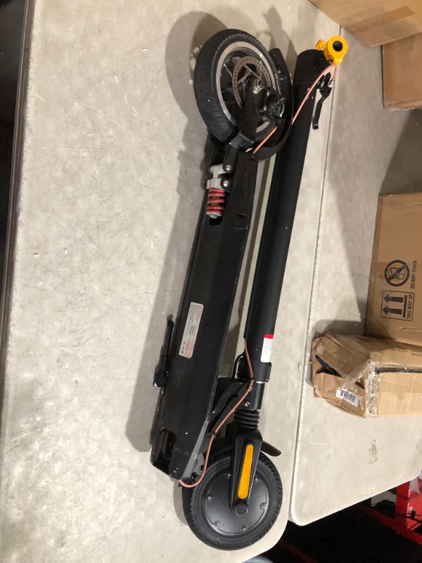 Photo 6 of ***USED - DAMAGED - LIKELY MISSING PARTS - SEE COMMENTS***
Electric Kick Scooter, TODO Foldable Electric Scooter for Adults,Max 15MPH Range&12-19Mile Commuting E-Scooter, 8.5" Solid Tire, Dual Brakes&350W Motor, Smart APP&Dual Brake System