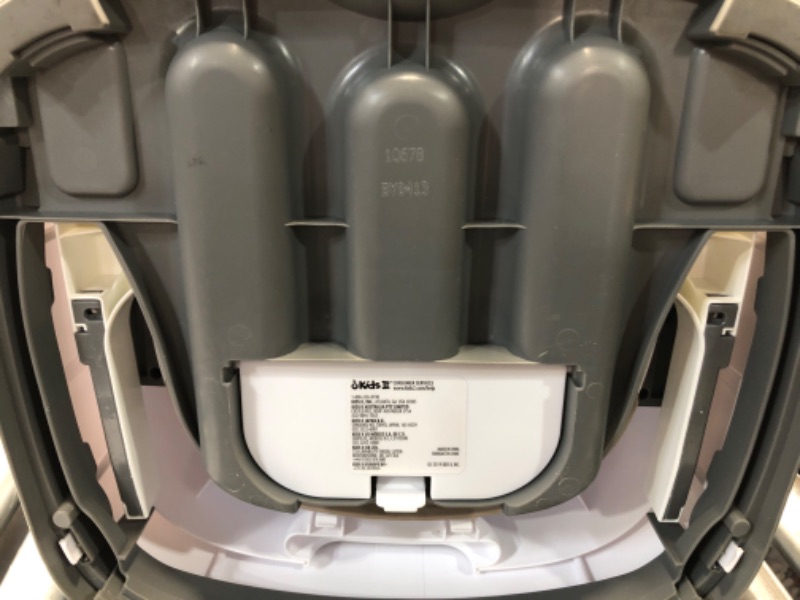 Photo 1 of *PARTS ONLY, SEE NOTES* Ingenuity Baby Base 2-in-1 Booster Feeding and Floor Seat with Self-Storing Tray, Slate