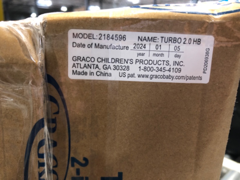 Photo 2 of (MF: 1/2024) Graco TurboBooster 2.0 Highback Booster Car Seat, Declan