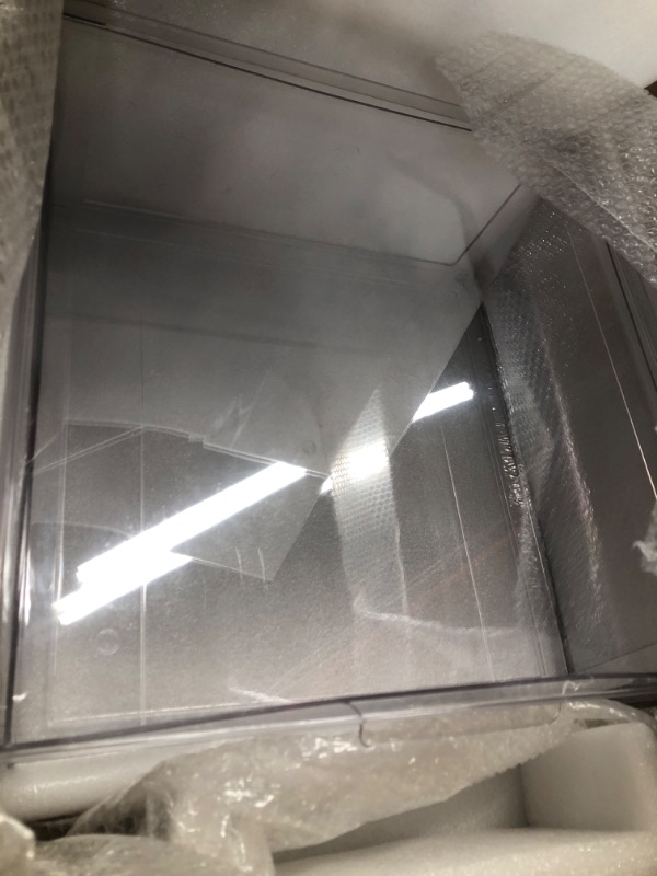 Photo 1 of mDesign Plastic Stackable Kitchen Storage Organizer Bin Containers with Front Pull Drawer for Cabinet, Pantry, Fridge, Freezer, Shelf, Refrigerator Organization - Lumiere Collection - Clear 1 14.64 x 14 x 6.23