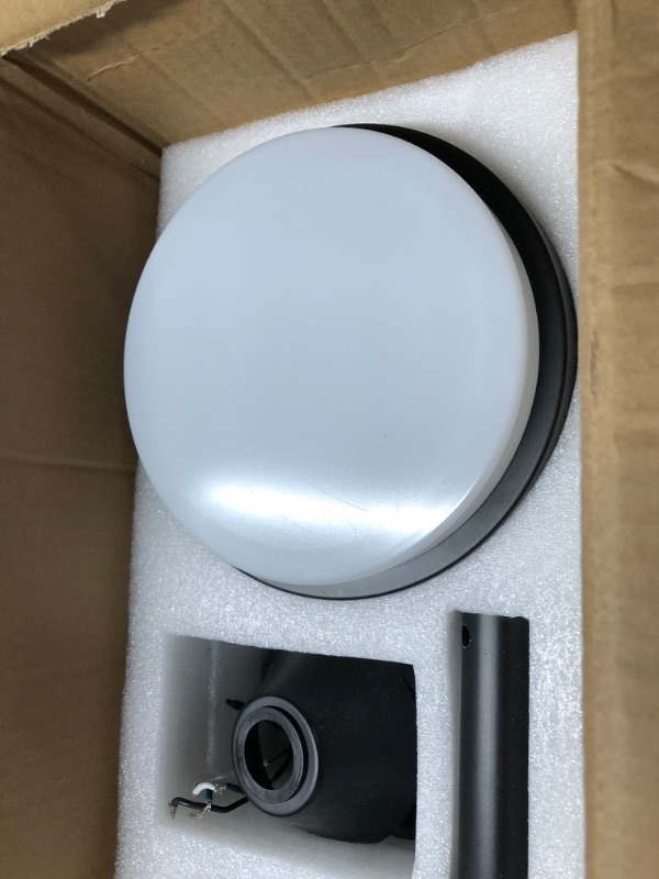 Photo 1 of *****STOCK IMAGE FOR SAMPLE*****
CACI Mall Flush Mount Ceiling Fan with Light? Low Profile Ceiling Fan with Remote Control?52'' indoor Ceiling Fan?3 Walnut Wood Blades? Noiseless DC Motor 52 inch 52144/Black/Walnut