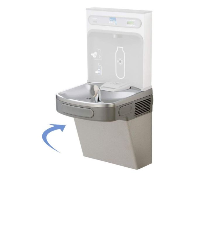 Photo 1 of ***BOX 1 OF 2 ONLY - SEE COMMENTS***
Elkay LZS8WSL EZH2O Bottle Filling Station with Single ADA Cooler, Filtered Refrigerated Light Gray