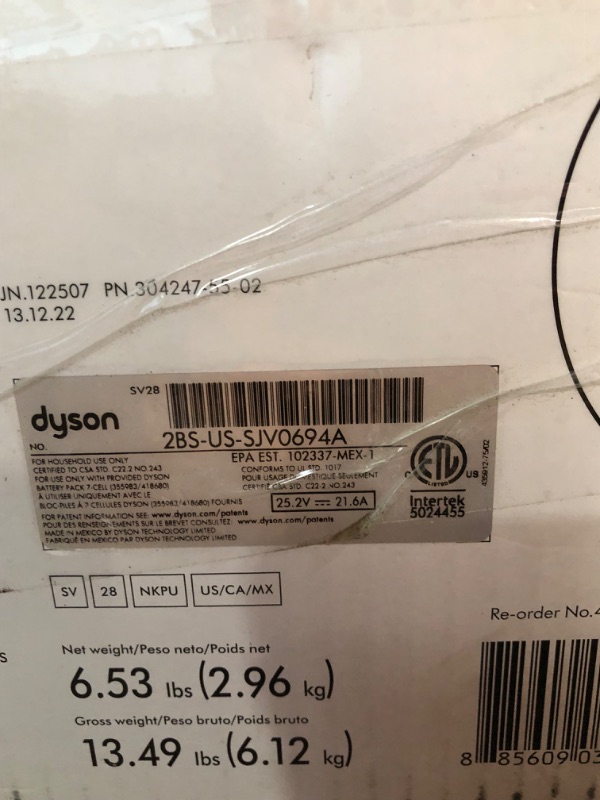 Photo 14 of Dyson V11 Plus Cordless Vacuum Cleaner, Nickel/Purple, Large **NON TESTED**