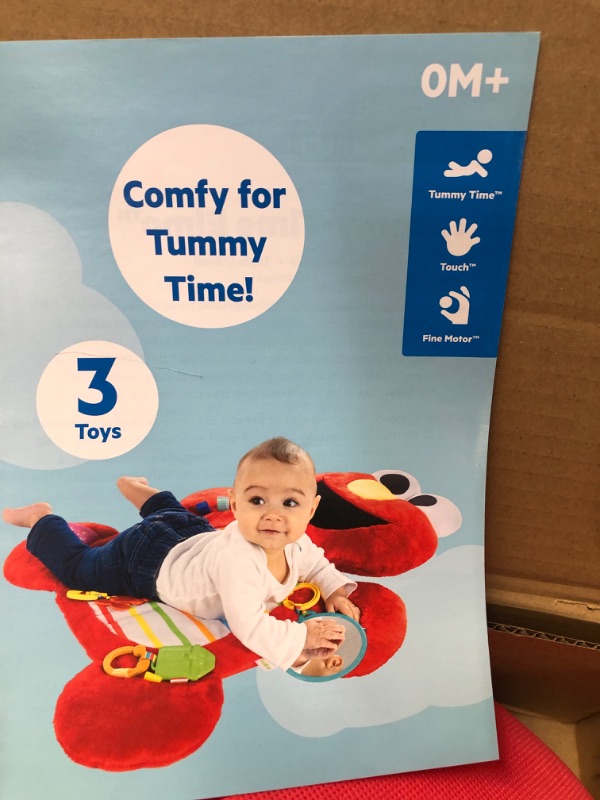 Photo 4 of Bright Starts Sesame Street Tummy-Time Elmo Prop Mat, Ages 0-12 Months