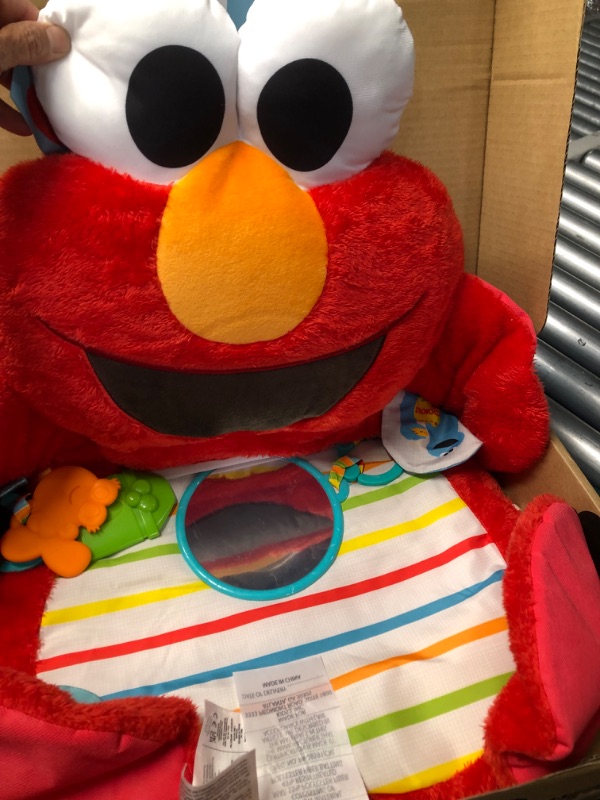 Photo 3 of Bright Starts Sesame Street Tummy-Time Elmo Prop Mat, Ages 0-12 Months