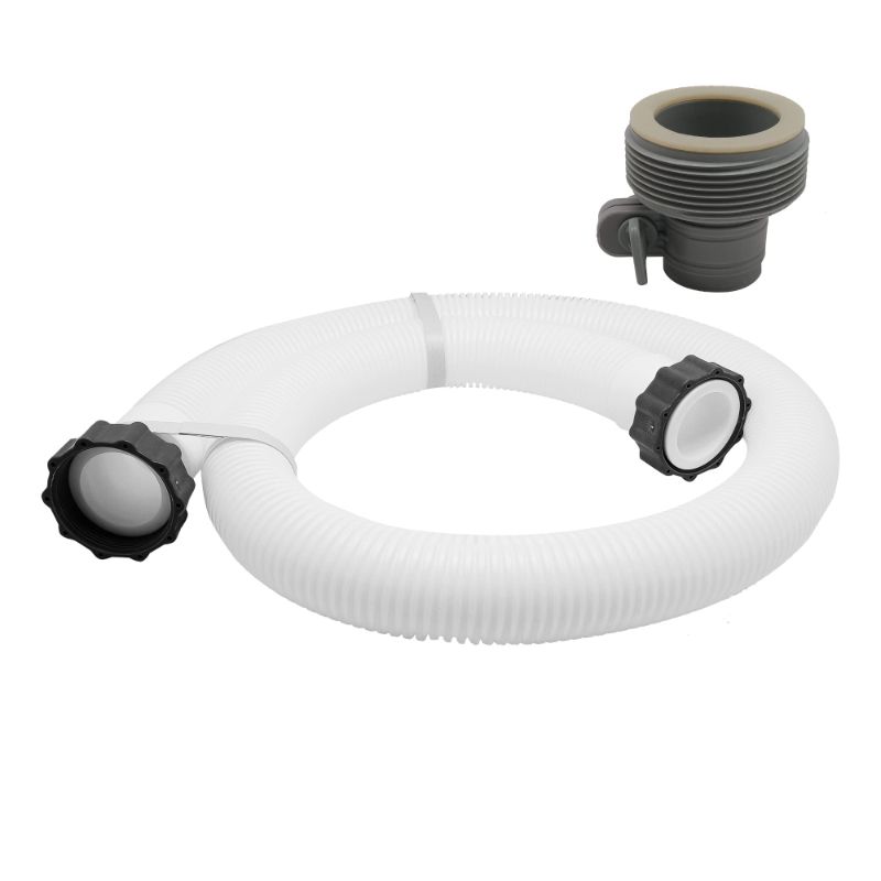 Photo 1 of **NONREFUNDABLE** *PACK OF 4* Pool Hoses for Above Ground Pools,59"X1.5" Pool Pump Hose with Hose Adapters, 1.5 Pool Replacement Hose for Filter Pumps, Sand Filters and Saltwater Systems(1hose&1adapter)