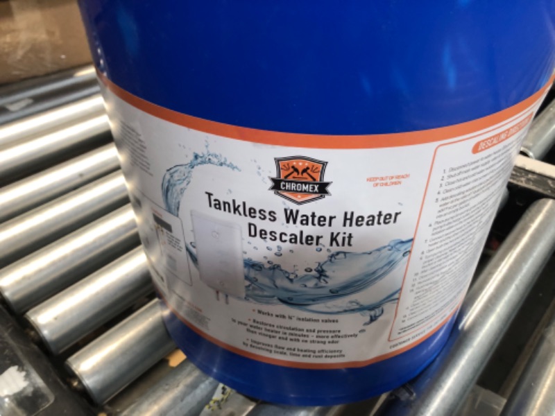 Photo 1 of Chromex Tankless Heater Descaler Kit - Just Add Vinegar or Your Own Descaler Without Descaler