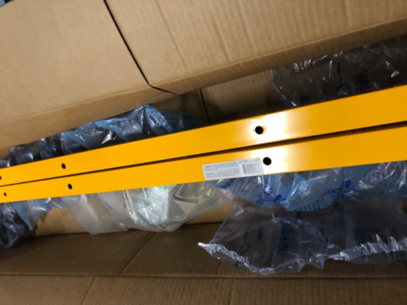 Photo 2 of Edward Tools Heavy Duty Wheelbarrow Handles Replacement Pair 60” - Unbreakable Steel Handles with Soft Cushion Grips - Pre-drilled Holes - for Jackson, Ames, Craftsman, Kobalt