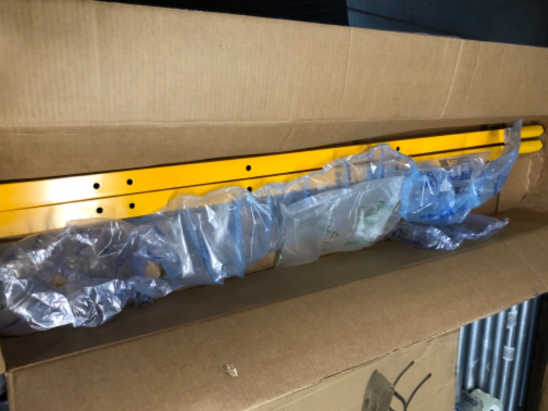 Photo 4 of Edward Tools Heavy Duty Wheelbarrow Handles Replacement Pair 60” - Unbreakable Steel Handles with Soft Cushion Grips - Pre-drilled Holes - for Jackson, Ames, Craftsman, Kobalt