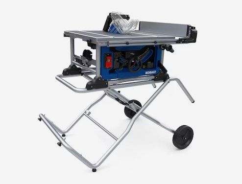 Photo 1 of (READ FULL POST) Kobalt 10-in 15-Amp 120-Volt Corded Portable Jobsite Table Saw with Gravity Rise Stand