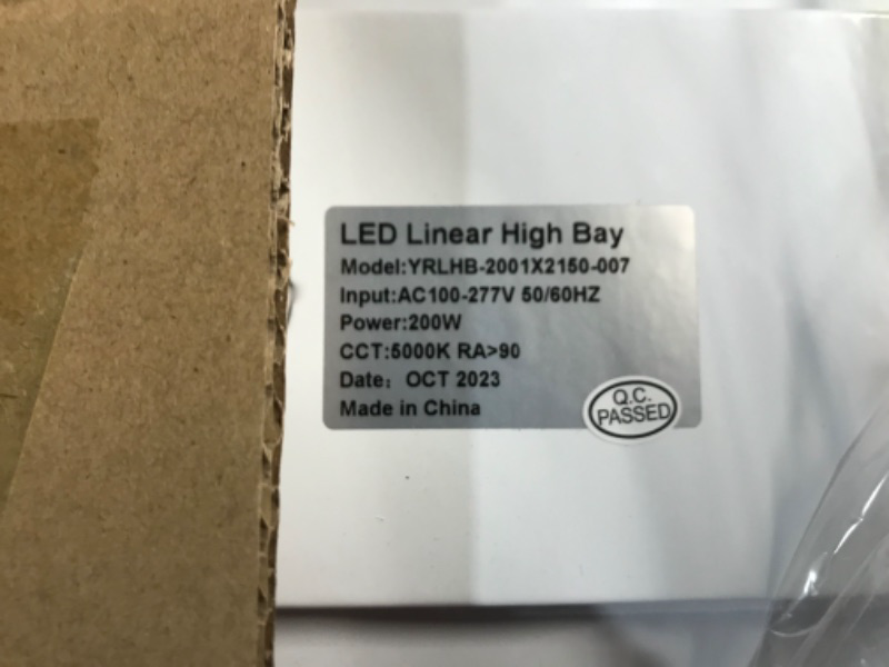 Photo 3 of Lightdot 2FT LED High Bay Shop Light, 150W 21500LM [Eqv. 600W MH/HPS] 5000K Linear Hanging Light for Warehouse -8Pack 100-277V Driver 2FT | 8Pack