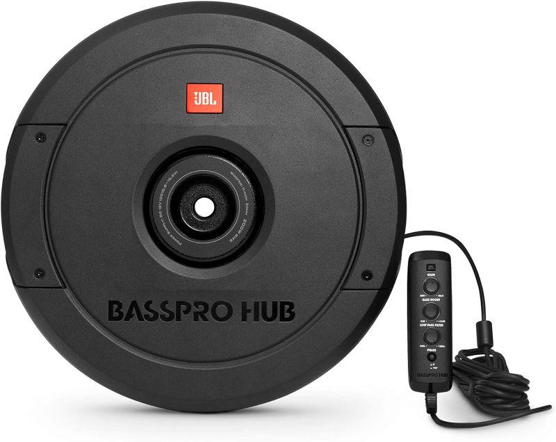 Photo 1 of **MISSING PIECES** JBL Basspro Hub - 11" powered subwoofer system, Black - Missing Remote, Hardware
