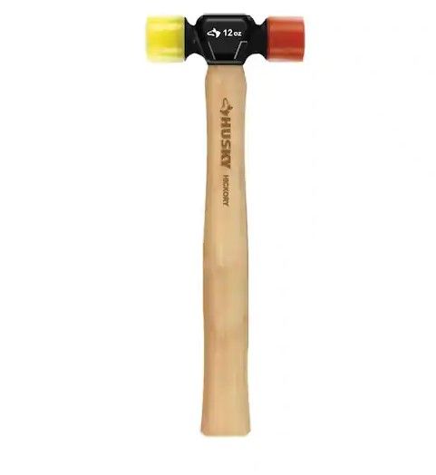 Photo 1 of  12 oz. Hickory 2-Sided Soft Face Mallet
