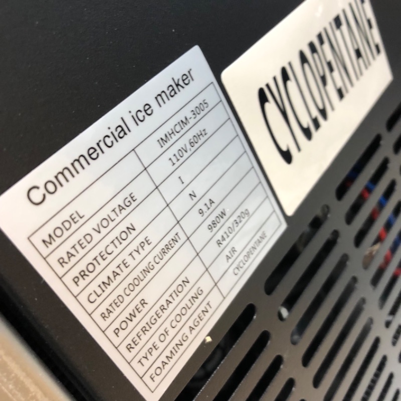 Photo 1 of **see notes**YITAHOME Commercial Ice Maker Machine 360LBS/24H with 200LBS Storage Bin, Upgraded Compressor, 22'' Self-Cleaning Stainless Steel Industrial Ice Mchine with Ice Scoop, Ice Bucket and Connection Hose