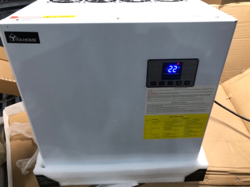 Photo 1 of **see notes**YITAHOME Commercial Ice Maker Machine 360LBS/24H with 200LBS Storage Bin, Upgraded Compressor, 22'' Self-Cleaning Stainless Steel Industrial Ice Mchine with Ice Scoop, Ice Bucket and Connection Hose