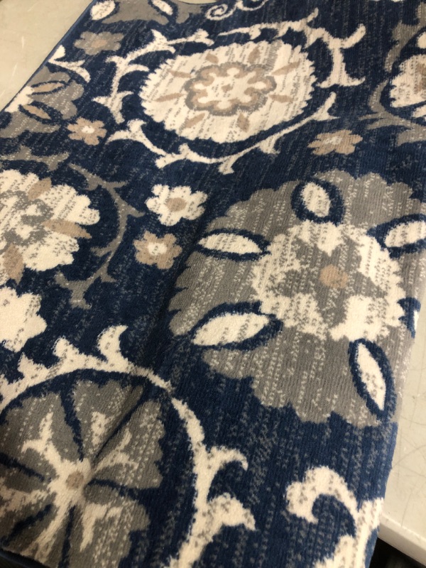 Photo 4 of (please see all images) Tayse Madison 3' 11 x 5' 3''  (ft) Blue Indoor Area Rug