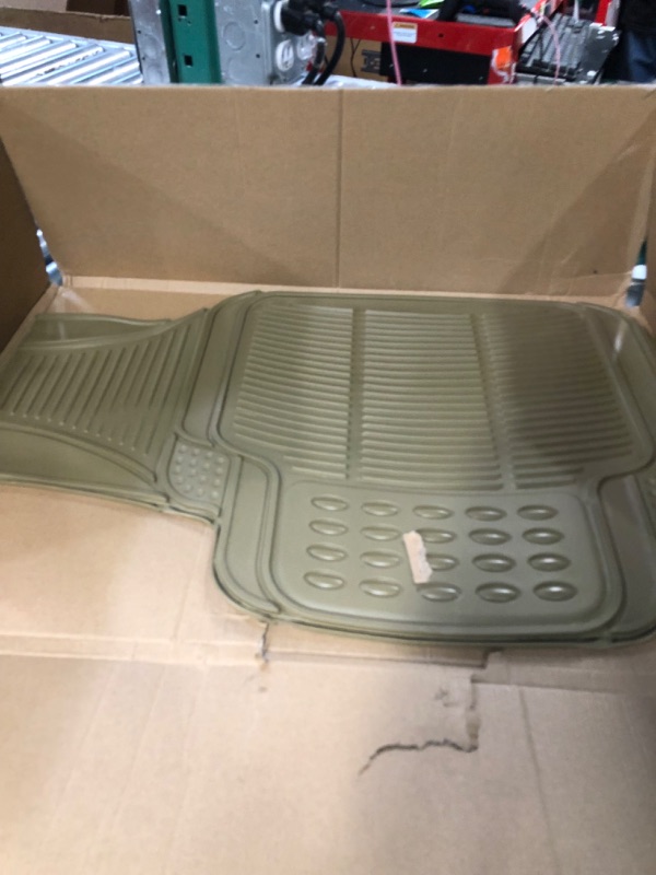 Photo 2 of FH Group Car Floor Mats - Heavy-Duty Rubber Floor Mats for Cars, Universal Fit Rear Set