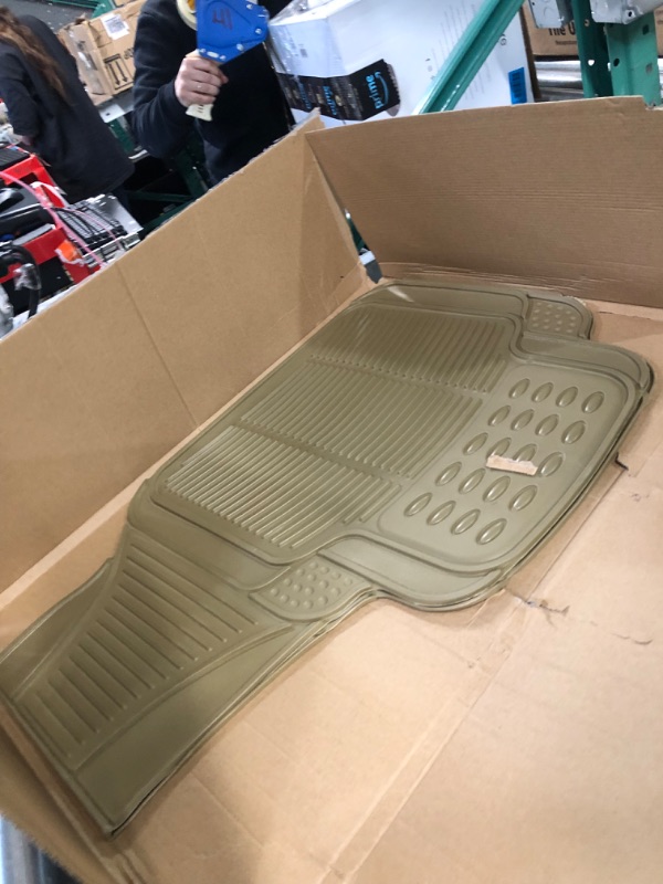 Photo 3 of FH Group Car Floor Mats - Heavy-Duty Rubber Floor Mats for Cars, Universal Fit Rear Set