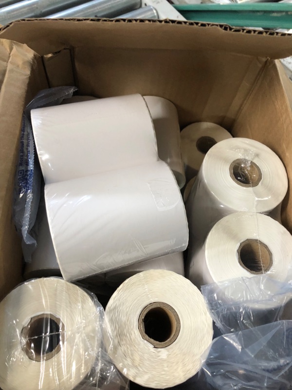 Photo 4 of MFLABEL® 4x6 Direct Thermal Labels, Thermal Shipping Labels with Perforated, Commercial Grade, for Thermal Printer, 250 Labels/1 Roll, 20 Rolls 250 Labels/ Rolls 20 Rolls