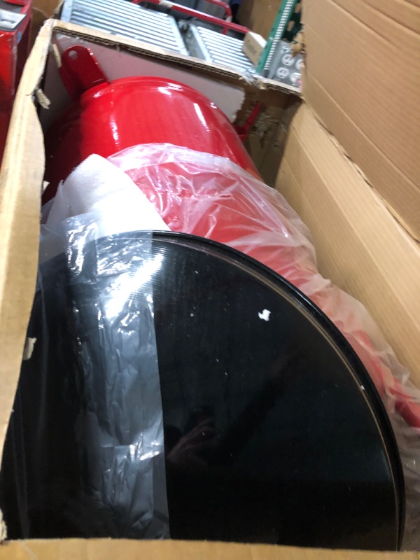 Photo 1 of 18 Gallon Portable Waste Oil Drainer, Height Adjustable Pneumatic Industrial Fluid Drain Tank with Wheels, Oil Pan Funnel for Changing Car and Truck Oil