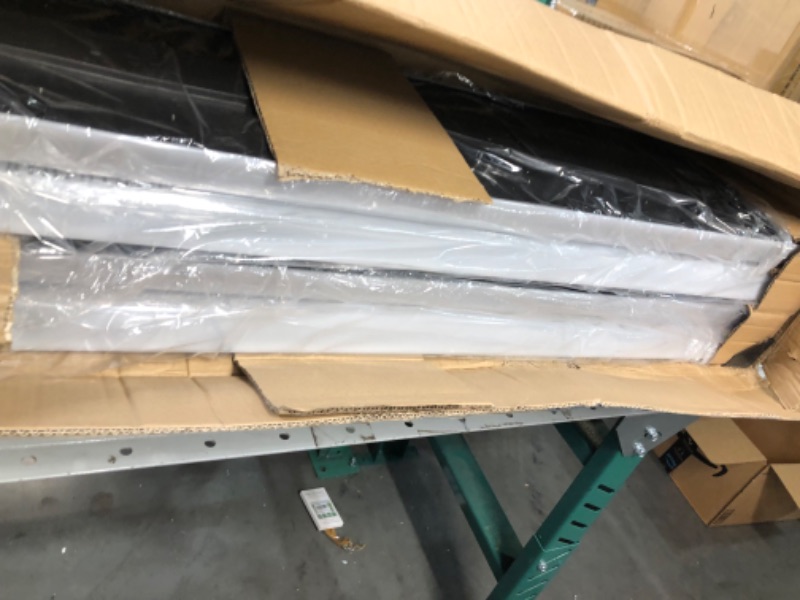 Photo 1 of Lightdot 4 Pack LED High Bay Shop Lights, 4FT 265W 38000LM [1000W HPS Eqv.] 5000K Daylight Linear Hanging Light for Garage Warehouse Workshop Gyms, 10 Lamp Fluorescent Fixture Replacement Black Modern-Black 4FT | 4Pack?????