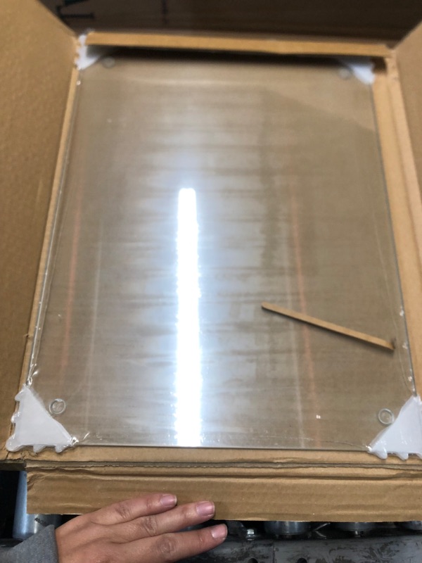 Photo 2 of Tempered Glass Cutting Board for Kitchen, Dishwasher Safe, Clear Cutting Board for Countertop, Scratch Resistant, Heat Resistant, Shatter Resistant, 20"x16"