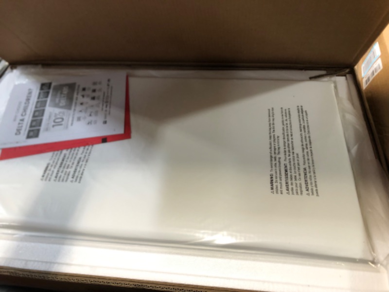 Photo 3 of Delta Children Wilmington Changing Table with Pad White
