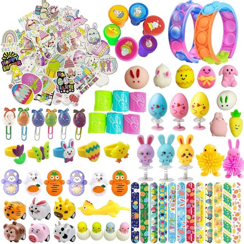 Photo 1 of Easter Egg Fillers, Easter Party Favors Assorted Toys for Kids