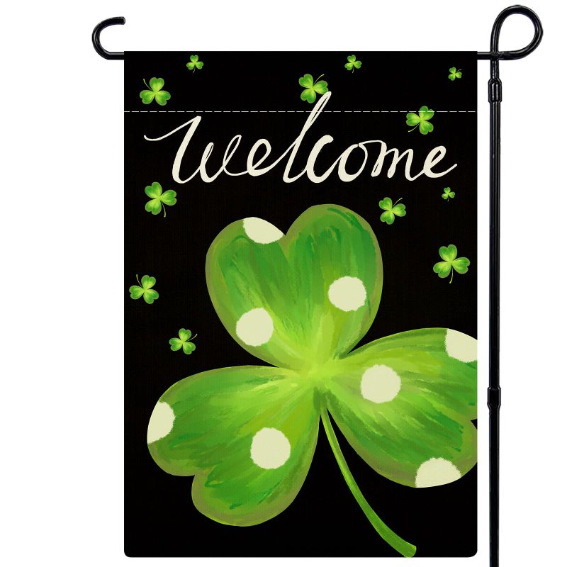 Photo 1 of ***BUNDLE***NO RETURNS***( 2 packs) St Patricks Day Garden Flag 12x18 Inch 