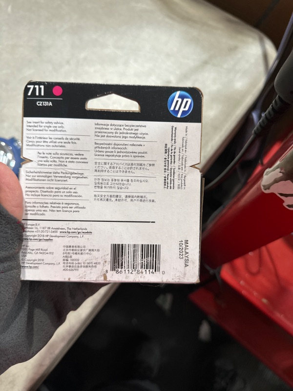 Photo 3 of HP 711 Ink Cartridge - Magenta