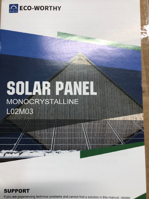 Photo 4 of ECO-WORTHY 100 Watt Solar Panel 12 Volt Monocrystalline Solar Panel High Efficiency Module RV Marine Boat Caravan Off Grid
