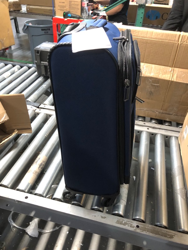 Photo 3 of (see all images) U.S. Traveler Aviron Bay Expandable Softside Luggage with Spinner Wheels, Navy