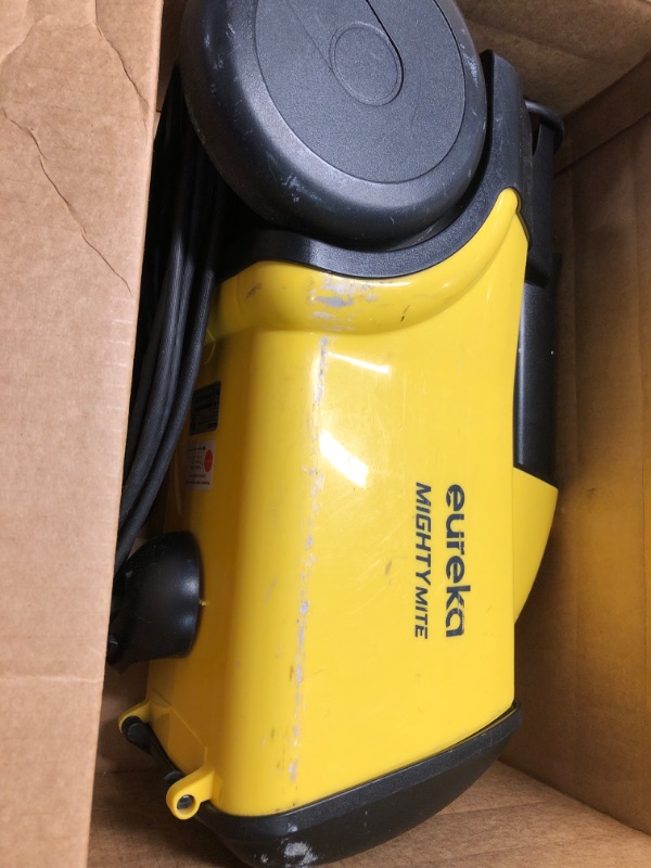 Photo 2 of (USED/MISSING PARTS/ SEE NOTES) Eureka 3670M Canister Cleaner, Lightweight Powerful Vacuum for Carpets and Hard floors, w/ 5bags,Yellow