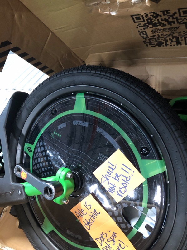 Photo 5 of (PARTS ONLY/ NO RETURNS OR REFUNDS) Huffy Green Machine Drift Trikes for Kids Green 20 Inch 2023 Green Machine - 20 Inch with LEDs Trike