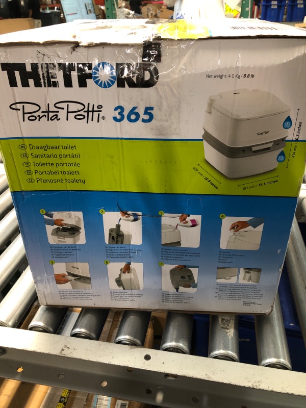 Photo 2 of Thetford PORTA POTTI 365 PISTON 4/5.5G, White, One Size