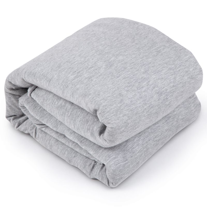 Photo 1 of Iced Weighted Blanket 20 Lb. Twin 60 in. X 80 in. with Duvet Cover, Gray
