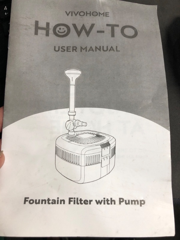 Photo 5 of (USED/ SEE NOTES) ANBULL 1370GPH Pond Filter Pump, 110V/57W Fountain Submersible Water Pump can Adjust Water Flow, High Efficiency Filter Water Pump for Clearing Pond Garden Waterfall Fish Tank Aquarium 1370 GPH