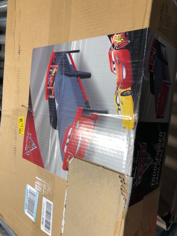 Photo 2 of **READ NOTES**Delta Children 3D-Footboard Toddler Bed, Disney/Pixar Cars 3
