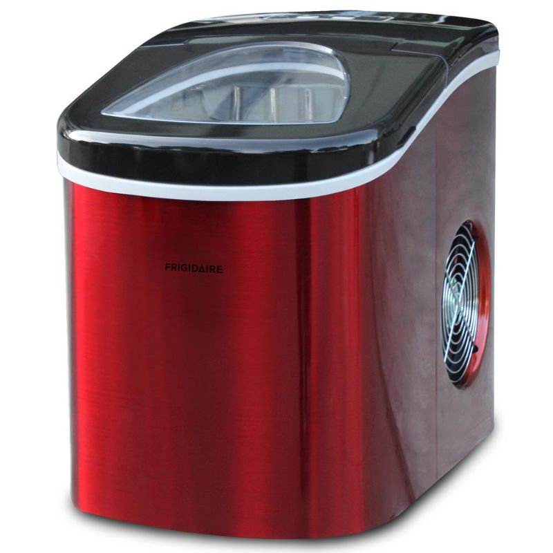 Photo 1 of **missing bucket to collect ice**
26 Lb. Portable Counter Top Ice Maker in Red Stainless